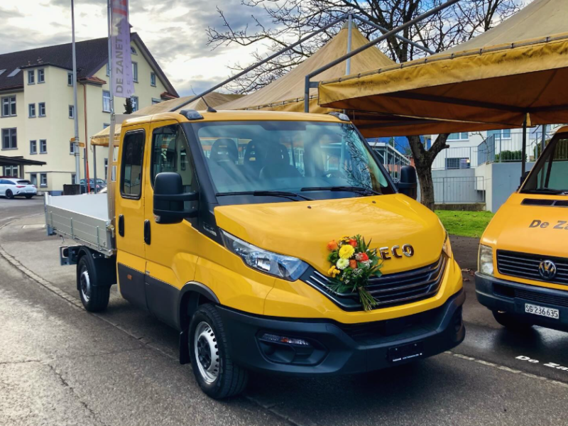 Neuer IVECO Daily mit Kipperaufbau